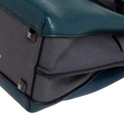 Pre Owned MCM Tri Color Leather Mini Milla Tote