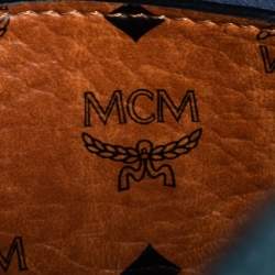 Pre Owned MCM Tri Color Leather Mini Milla Tote