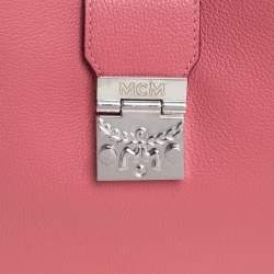 MCM Pink Leather Patricia Hobo