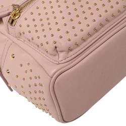 Pre Owned MCM Baby Pink Leather X Mini Studded Stark-Bebe Boo Backpack