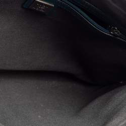 MCM Black/White Polka Dot Leather Craig and Karl Clutch
