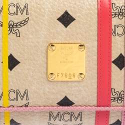 Pre Owned MCM Multicolor Visetos Coated Canvas and Leather Long Trifold Wallet