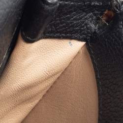 Pre Owned MCM Black Leather Mona Crossbody Bag