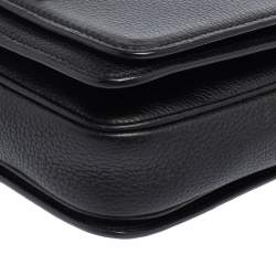 Pre Owned MCM Black Leather Mona Crossbody Bag