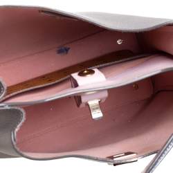 MCM Metallic Grey Leather Milla Hobo 