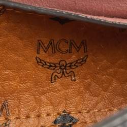 Pre Owned MCM Silver Leather X Mini Milla Crossbody Bag