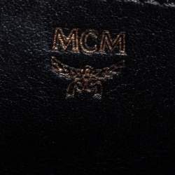 Pre Owned MCM Pink Visetos Coated Canvas and Leather Mini Studded Stark-Bebe Boo Backpack