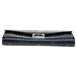 Pre Owned MCM Black Leather Wallet On Chain