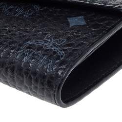 Pre Owned MCM Black Leather Wallet On Chain