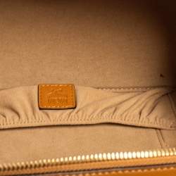 Pre Owned MCM Cognac Visetos Coated Canvas Rockstar Vanity Case