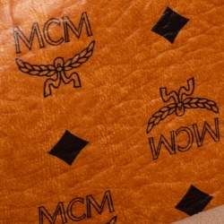 Pre Owned MCM Blue Leather Milla Park Avenue Satchel