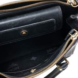 Pre Owned MCM Black Leather Nuovo Tote