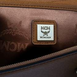Pre Owned MCM Brown Leather Large Nuovo Tote