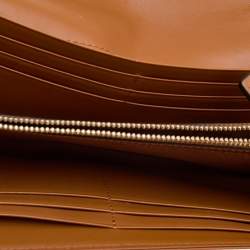 Pre Owned MCM Brown Visetos Canvas Patricia WOC Wallet