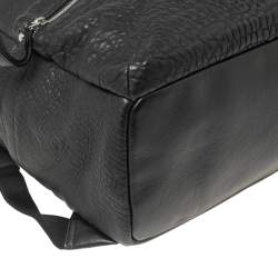 MCM Black Leather Keana Medium Backpack  