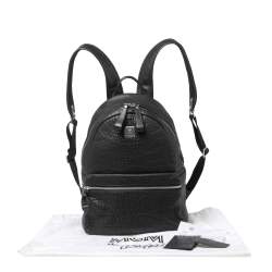 MCM Black Leather Keana Medium Backpack  