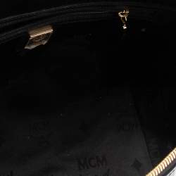 Pre Owned MCM Black Patent Leather Satchel