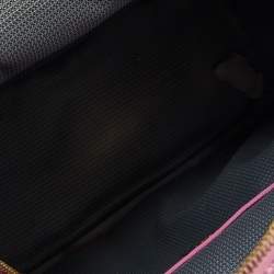MCM Pink Visetos Coated Canvas Small Bebe Boo Backpack
