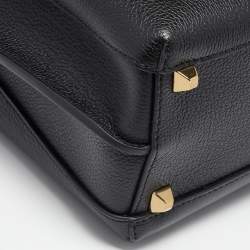 Pre Owned MCM Black Leather Milla Tote