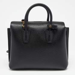 Pre Owned MCM Black Leather Milla Tote