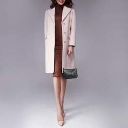 Pre Owned MCM Black Visetos Coated Canvas Baguette