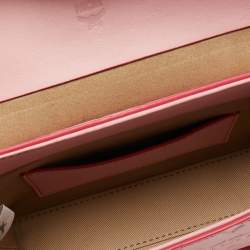 MCM Pink Leather Berlin Chain Belt Bag