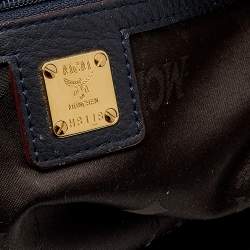 Pre Owned MCM Multicolor Visetos Coated Canvas and Leather Shopping Tote