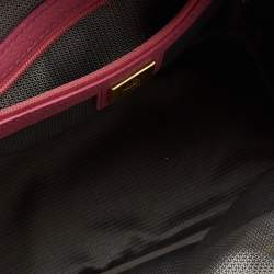 MCM Pink Visetos Coated Canvas Studded Stark Backpack