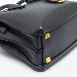 Pre Owned MCM Grey Leather Mini Milla Park Avenue Tote