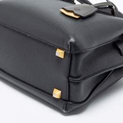 Pre Owned MCM Grey Leather Mini Milla Park Avenue Tote