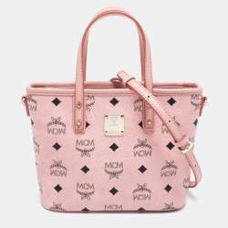 Anya leather tote MCM Pink in Leather - 31792123