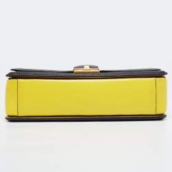 Pre Owned MCM Multicolor Snakeskin And Leather Little Veronica Top Handle Bag