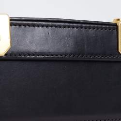 MCM Black Visetos Coated Canvas and Leather Berlin Box Bag