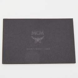 Pre Owned MCM Orange Leather Studded Satchel