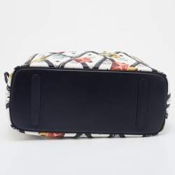  MCM Multicolored Coated Canvas and Leather Rombi Motif Reversible Tote