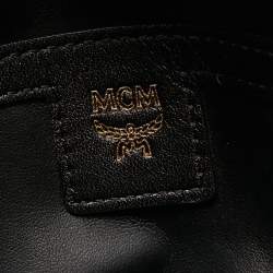 Pre Owned MCM Beige Visetos Coated Canvas and Leather Studded Stark Backpack