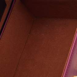 MCM Purple/Black Visetos Coated Canvas and Leather Berlin Box Bag