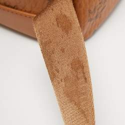 Pre Owned MCM Cognac Visetos Coated Canvas Small Stark Backpack