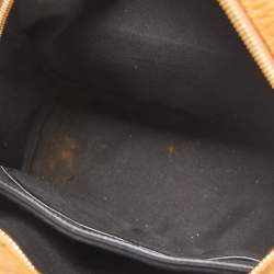 Pre Owned MCM Cognac Visetos Coated Canvas Small Stark Backpack