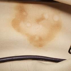 MCM Black Visetos Coated Canvas and Leather Princess Lion Shopper Tote
