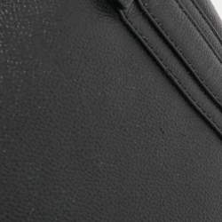 MCM Black Leather Flap Tote