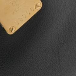 MCM Black Leather Flap Tote
