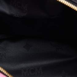 MCM Pink/Black Visetos Coated Canvas and Leather Mini Stark Side Studs Backpack