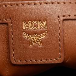 MCM Black Visetos Coated Canvas and Leather Small Studs Stark Backpack