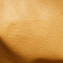 Pre Owned MCM Brown Visetos Coated Canvas Zip Pouch