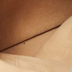 Pre Owned MCM Light Blue Leather Mini Milla Tote