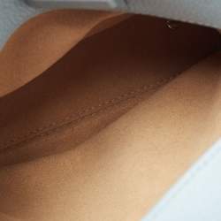 Pre Owned MCM Light Blue Leather Mini Milla Tote