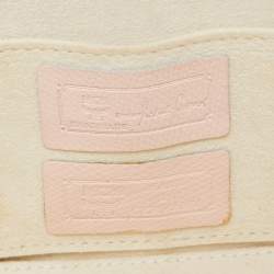 MCM Light Pink Leather Vanity Case Bag 