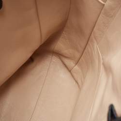 Pre Owned MCM Navy Blue Leather and Calfhair Front Pocket Backpack