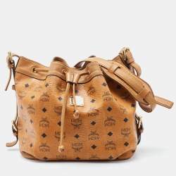 MCM - Bucket bag for Woman - Brown - MWDCSDU02-CO